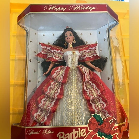 Barbie Other - NRFB 1997 10th Anniversary Happy Holidays Barbie